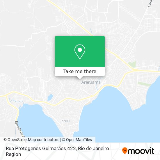 Mapa Rua Protógenes Guimarães 422