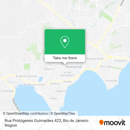 Rua Protógenes Guimarães 422 map