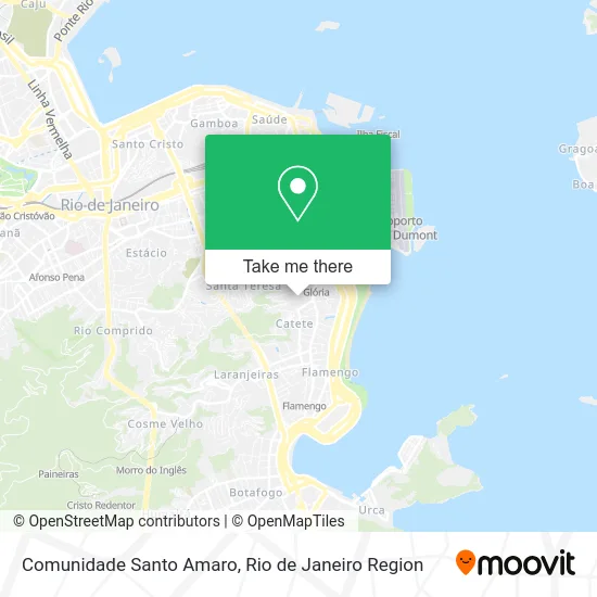 Comunidade Santo Amaro map