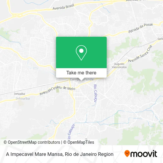 A Impecavel Mare Mansa map