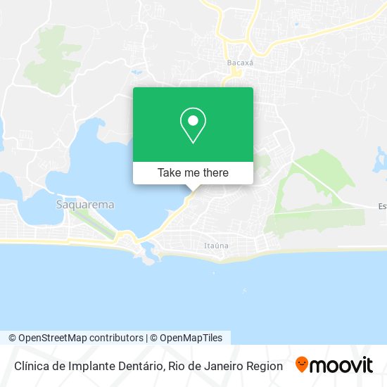 Clínica de Implante Dentário map