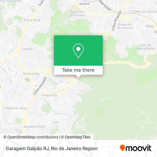 Garagem Galpão RJ map