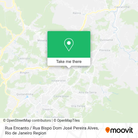 Rua Encanto / Rua Bispo Dom José Pereira Alves map