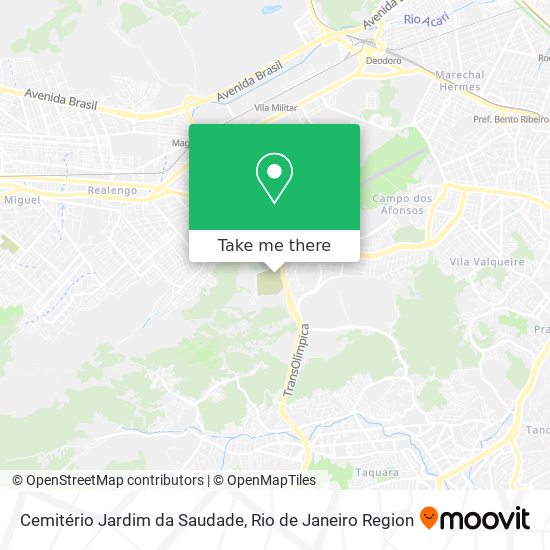 Cemitério Jardim da Saudade map