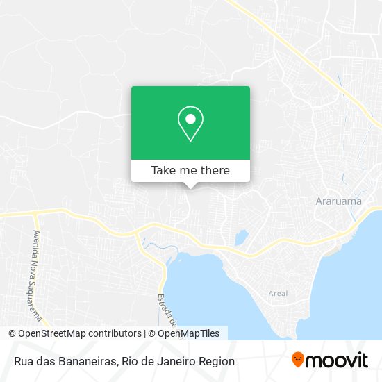 Rua das Bananeiras map