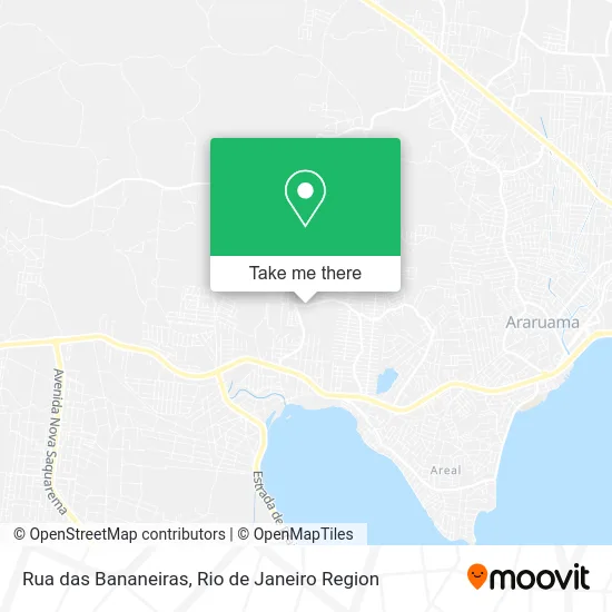 Rua das Bananeiras map