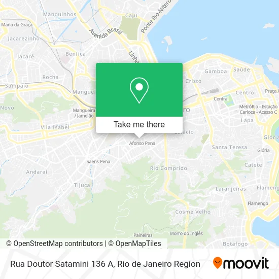 Rua Doutor Satamini 136 A map