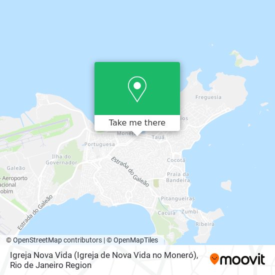 Mapa Igreja Nova Vida (Igreja de Nova Vida no Moneró)