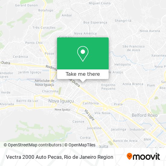 Vectra 2000 Auto Pecas map