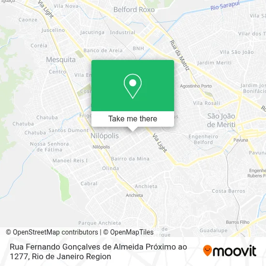 Rua Fernando Gonçalves de Almeida Próximo ao 1277 map