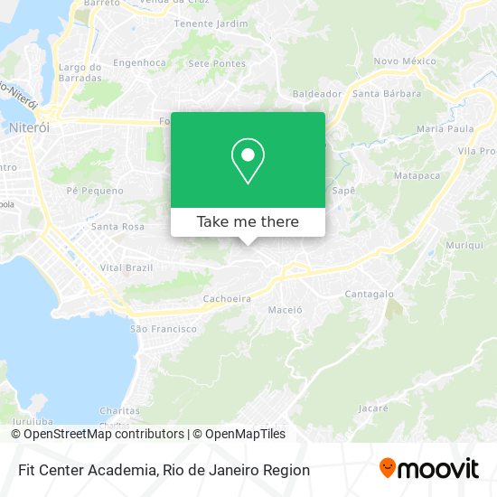 Fit Center Academia map