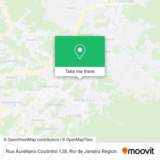 Rua Áureliano Coutinho 128 map