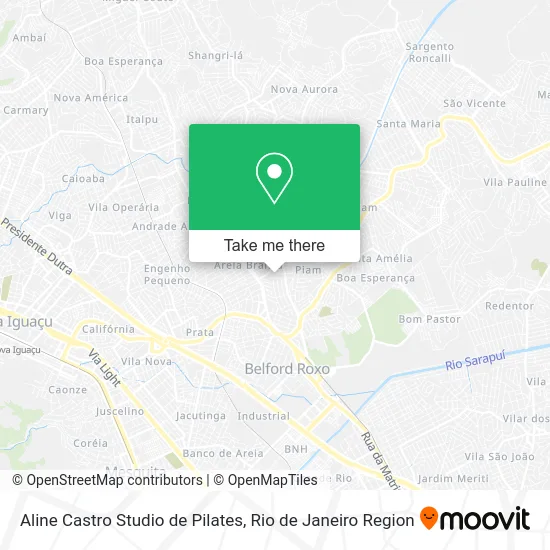 Aline Castro Studio de Pilates map