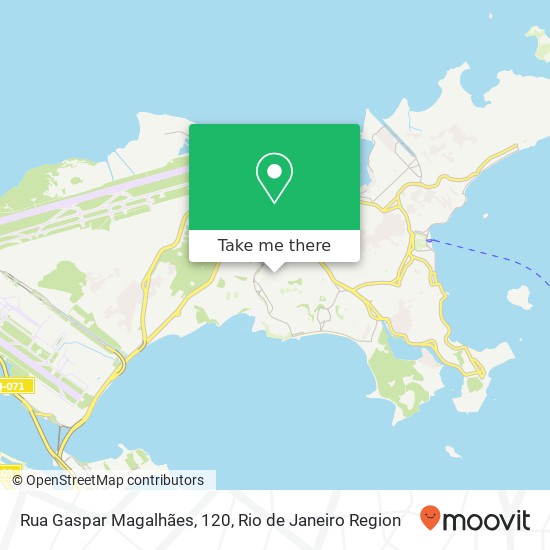 Mapa Rua Gaspar Magalhães, 120