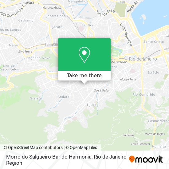 Morro do Salgueiro Bar do Harmonia map