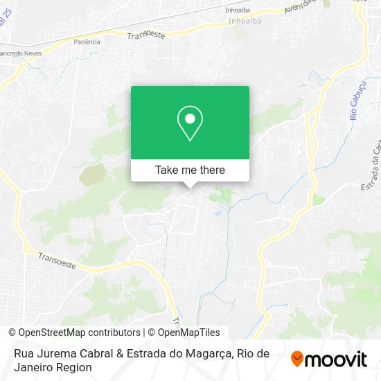 Rua Jurema Cabral & Estrada do Magarça map