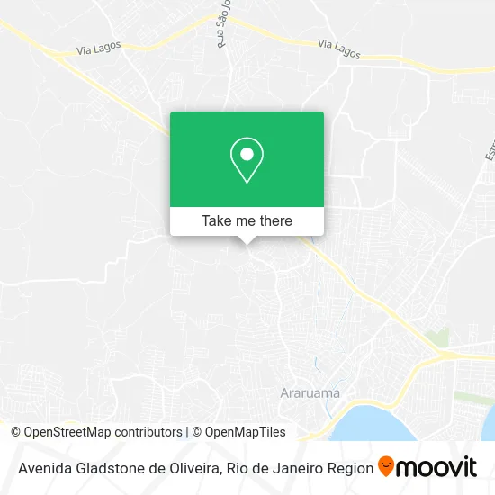 Avenida Gladstone de Oliveira map