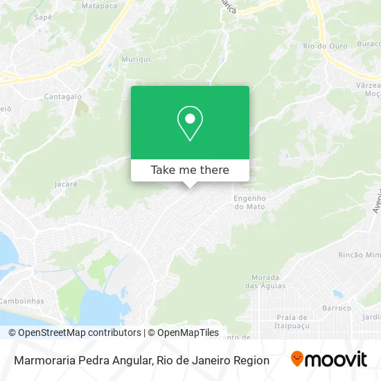 Marmoraria Pedra Angular map