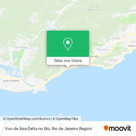 Voo de Asa-Delta no Rio map