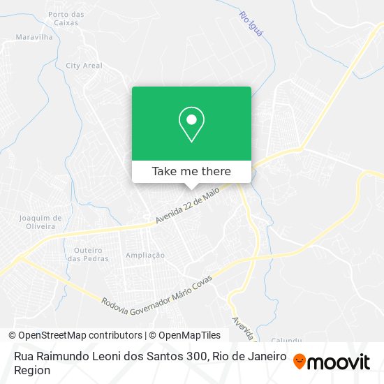 Rua Raimundo Leoni dos Santos 300 map