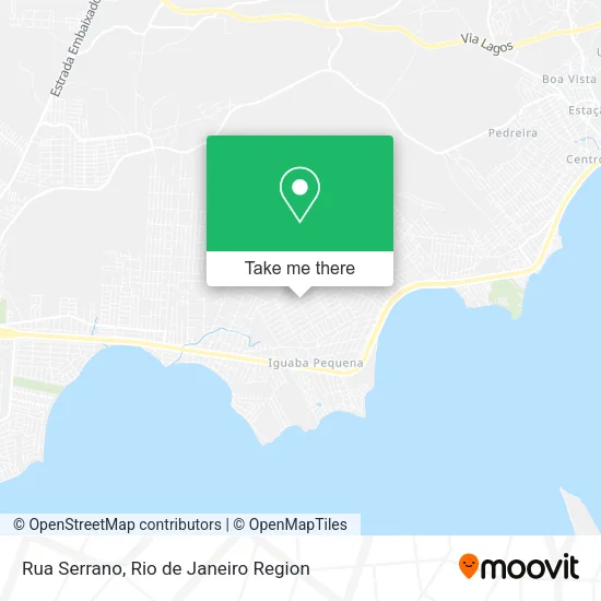Rua Serrano map