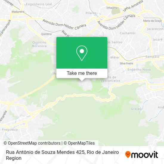 Rua Antônio de Souza Mendes 425 map