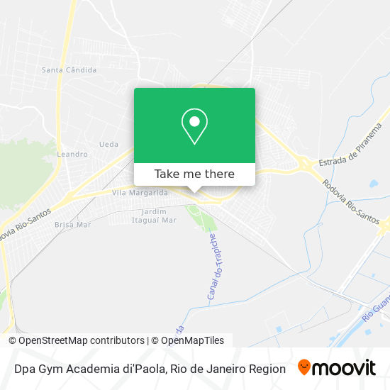 Dpa Gym Academia di'Paola map