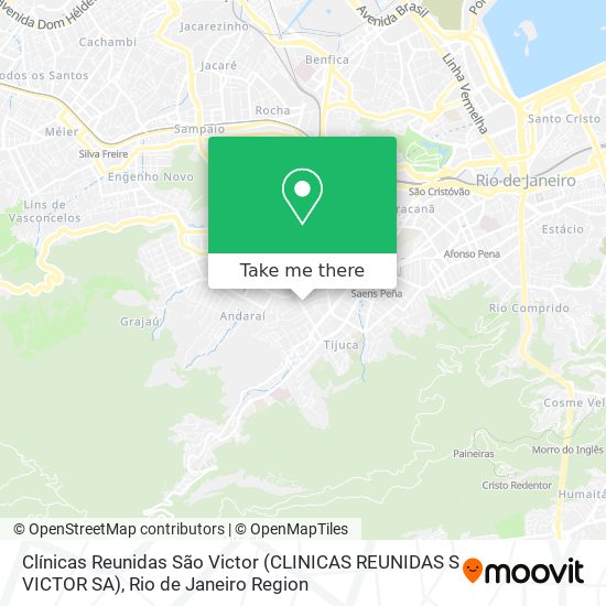 Mapa Clínicas Reunidas São Victor (CLINICAS REUNIDAS S VICTOR SA)