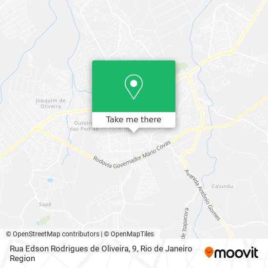 Rua Edson Rodrigues de Oliveira, 9 map
