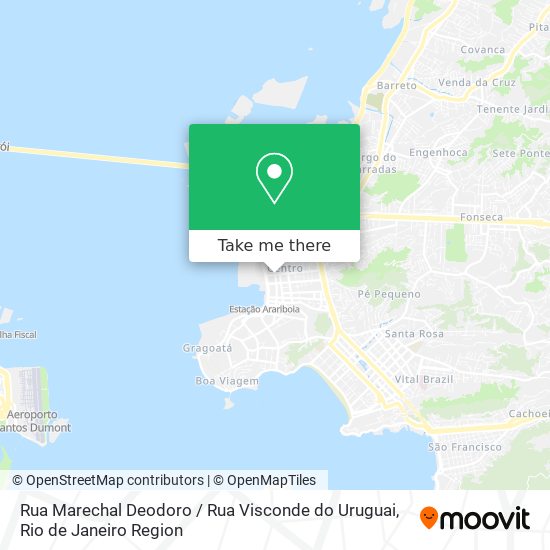 Mapa Rua Marechal Deodoro / Rua Visconde do Uruguai