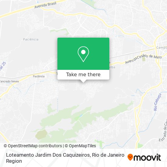 Loteamento Jardim Dos Caquizeiros map