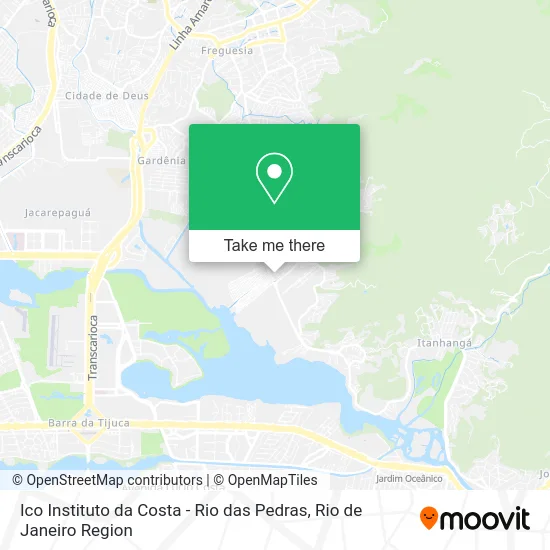 Ico Instituto da Costa - Rio das Pedras map