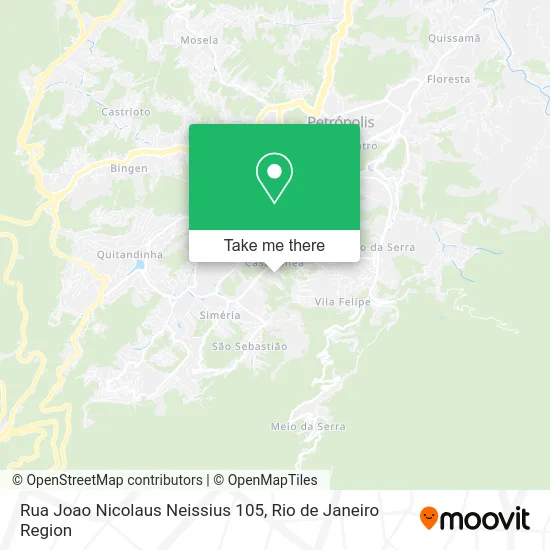 Rua Joao Nicolaus Neissius 105 map