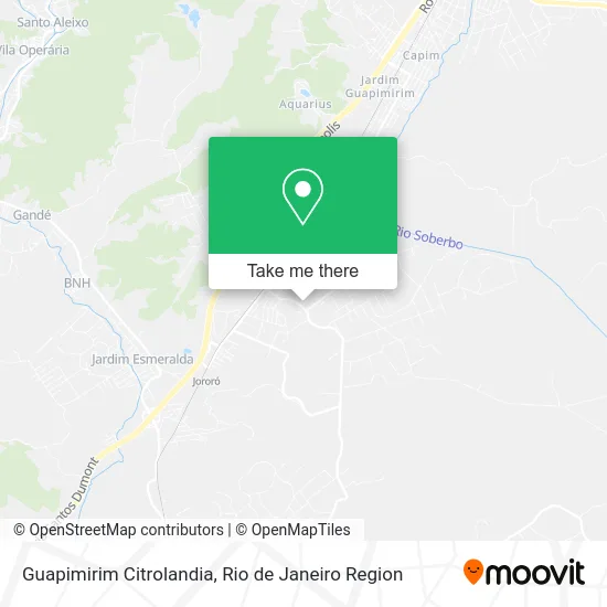 Guapimirim Citrolandia map