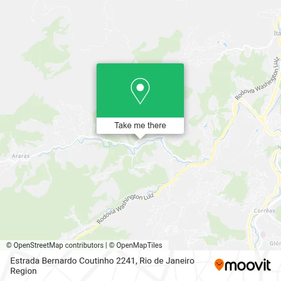 Estrada Bernardo Coutinho 2241 map