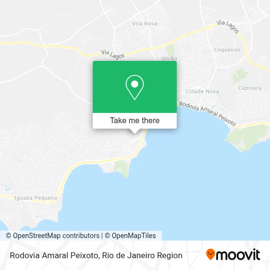 Rodovia Amaral Peixoto map