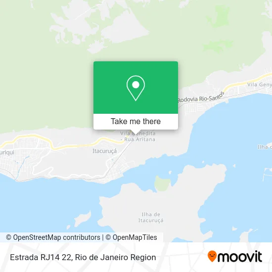 Estrada RJ14 22 map