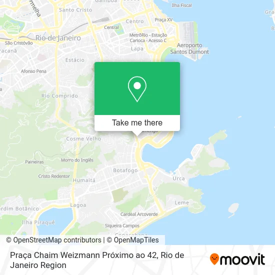 Praça Chaim Weizmann Próximo ao 42 map