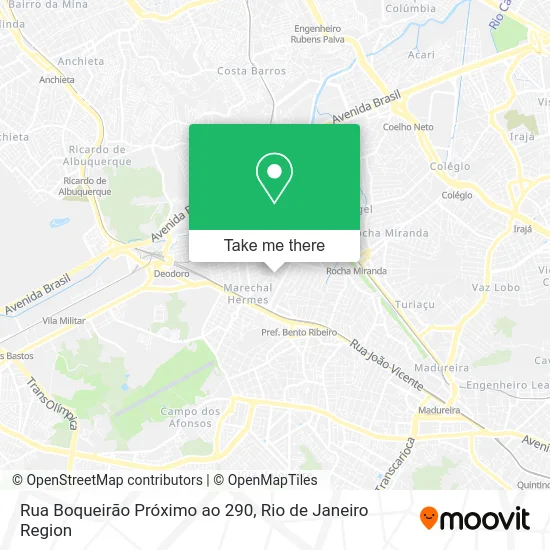 Rua Boqueirão Próximo ao 290 map