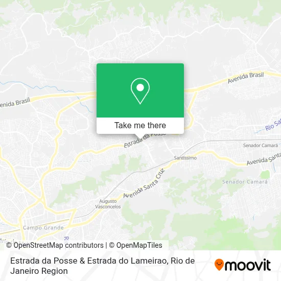 Estrada da Posse & Estrada do Lameirao map