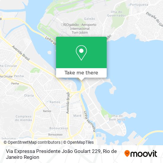 Mapa Via Expressa Presidente João Goulart 229
