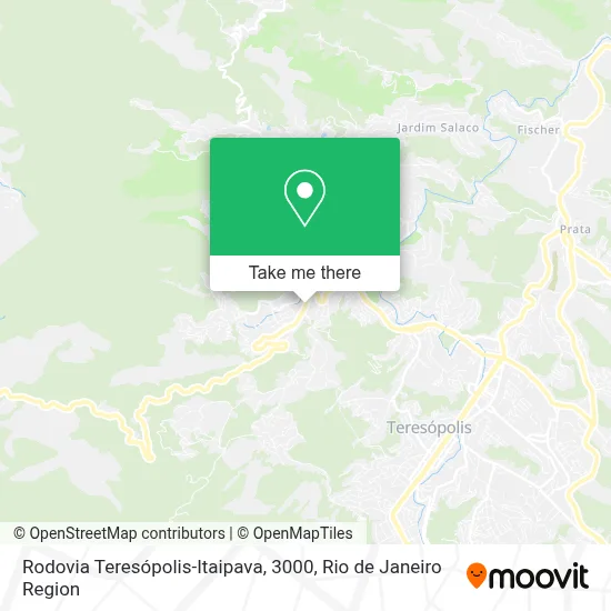 Rodovia Teresópolis-Itaipava, 3000 map