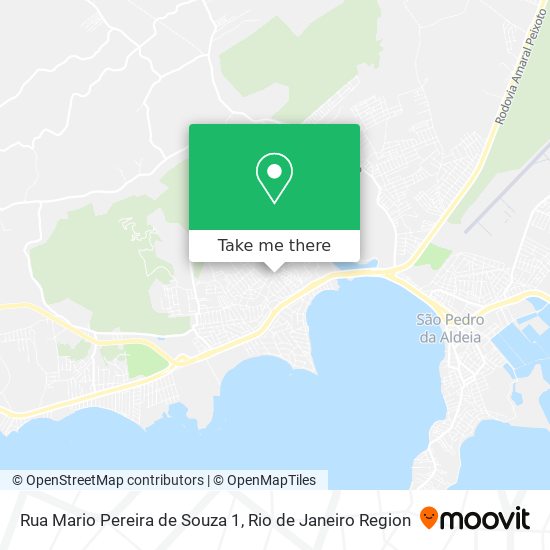 Mapa Rua Mario Pereira de Souza 1