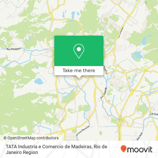 TATA Industria e Comercio de Madeiras map