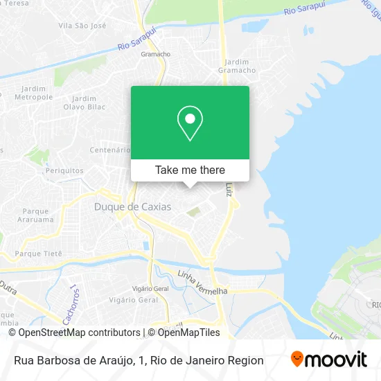 Rua Barbosa de Araújo, 1 map