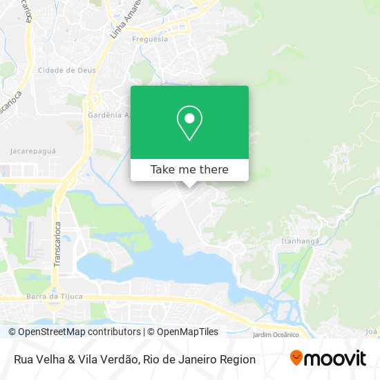 Rua Velha & Vila Verdão map