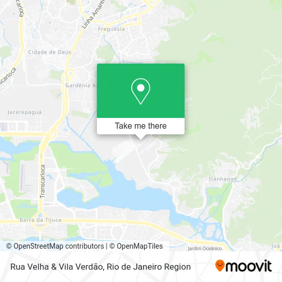 Rua Velha & Vila Verdão map