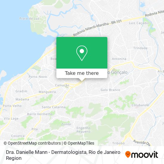 Dra. Danielle Mann - Dermatologista map