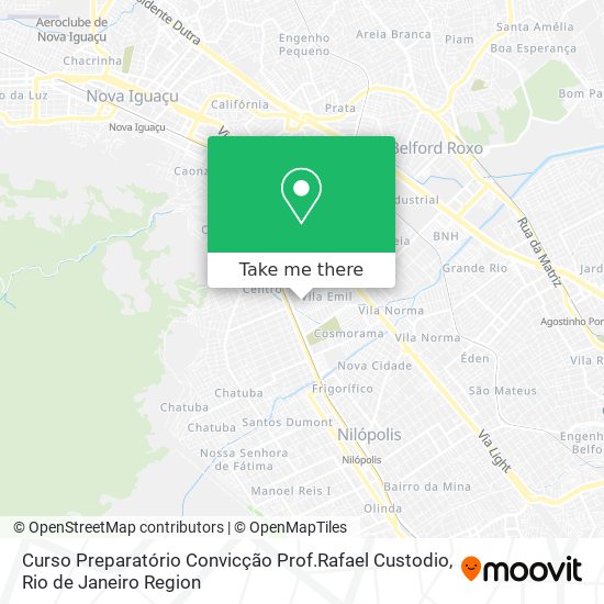 Curso Preparatório Convicção Prof.Rafael Custodio map