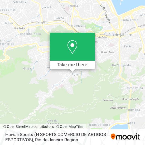 Mapa Hawaii Sports (H SPORTS COMERCIO DE ARTIGOS ESPORTIVOS)